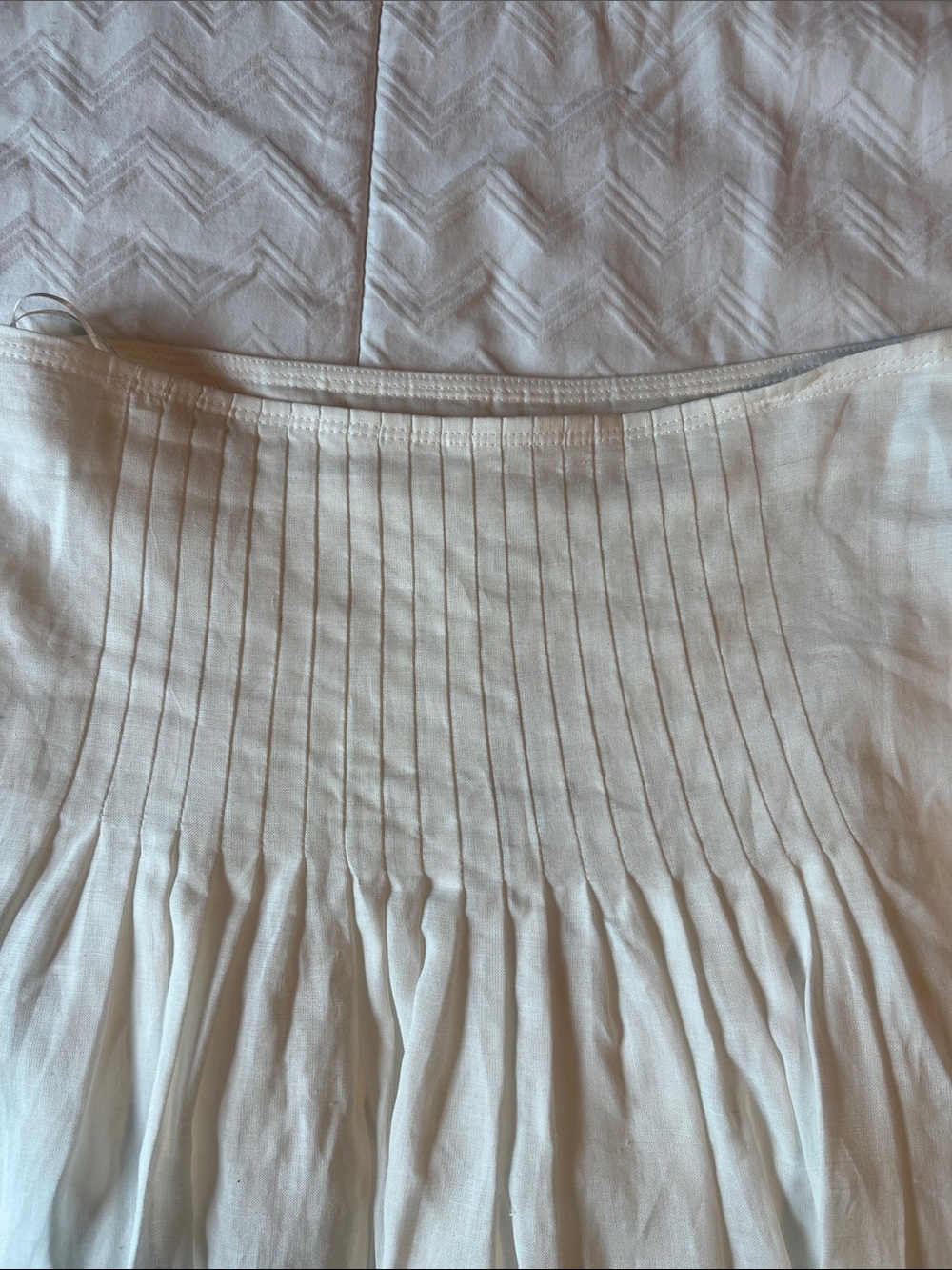 NWT- Mango Ramie Pleated Skirt - Picture 4 of 10